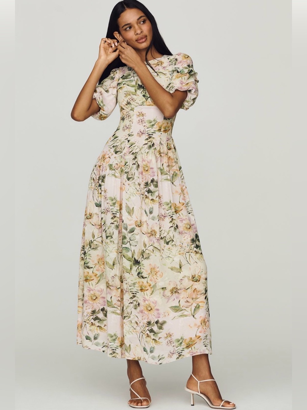 NWT Repeat Fifi Printed Maxi Dress Size XS